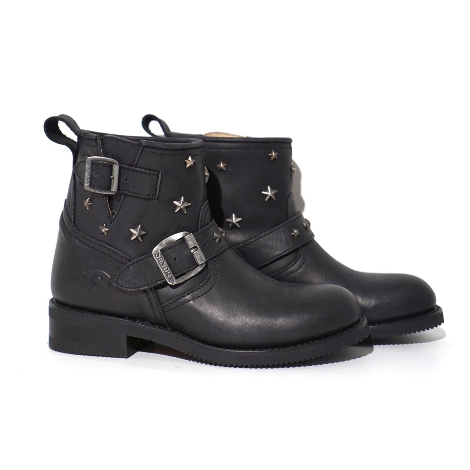 Black store studded booties