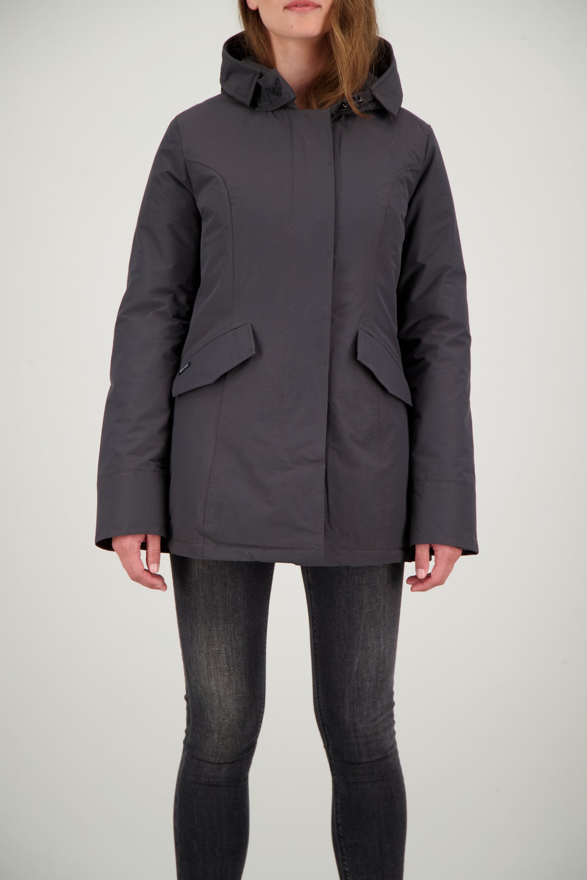 pocket parka gun metal Gaudi Den Haag1