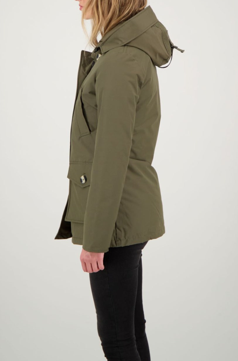 pocket parka olive night Gaudi Den Haag