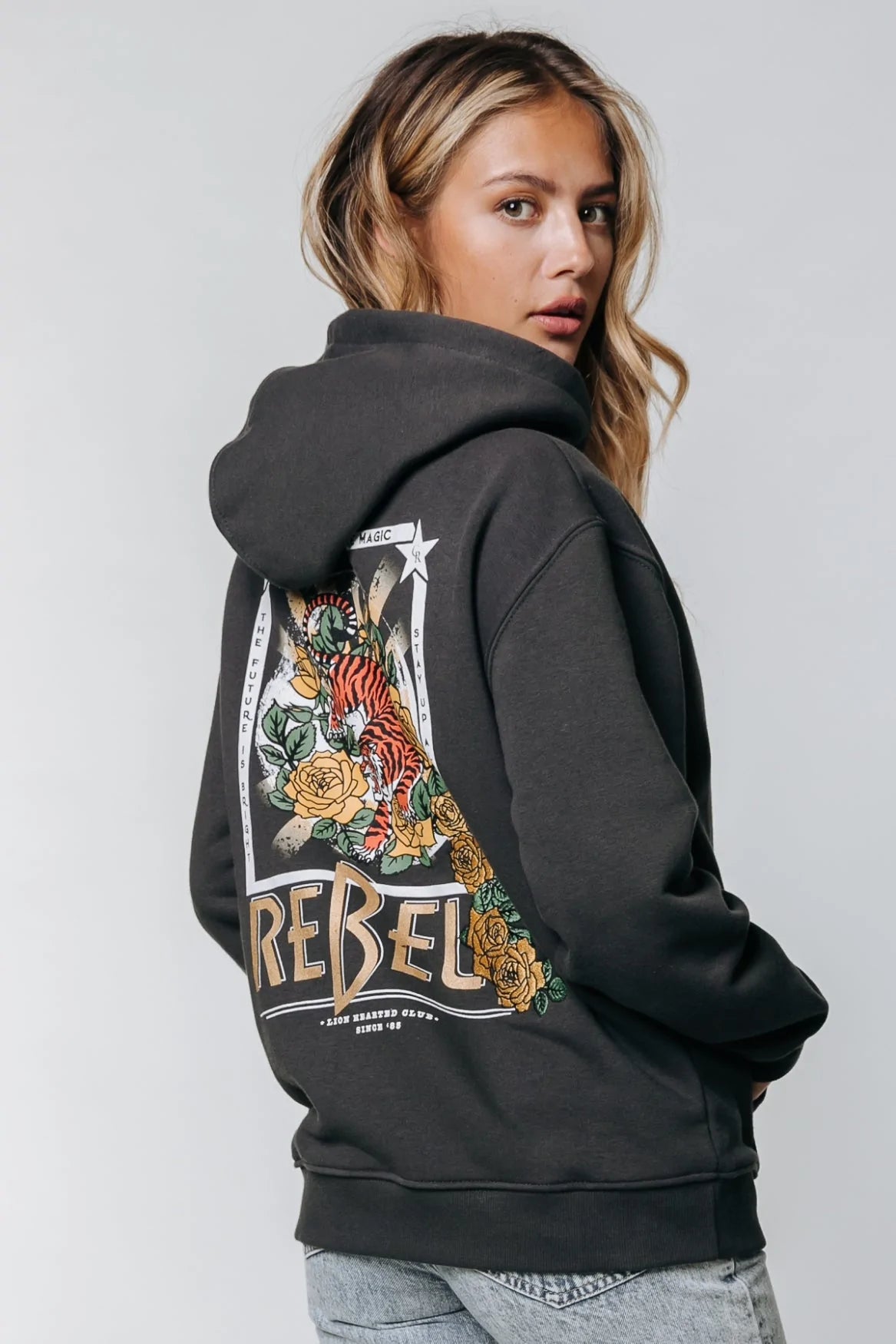 Hoodie Zwart Reinders Diamond Hoodie Reinders Sweater Reinders Tie