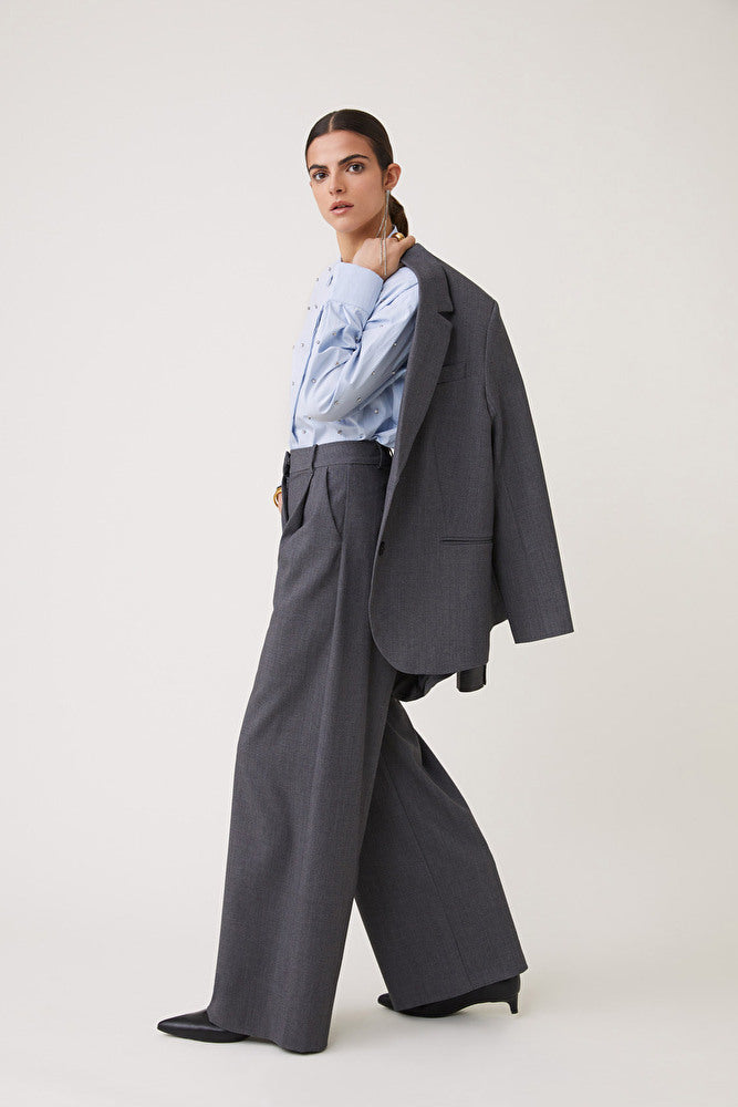 Jonas wide leg trousers