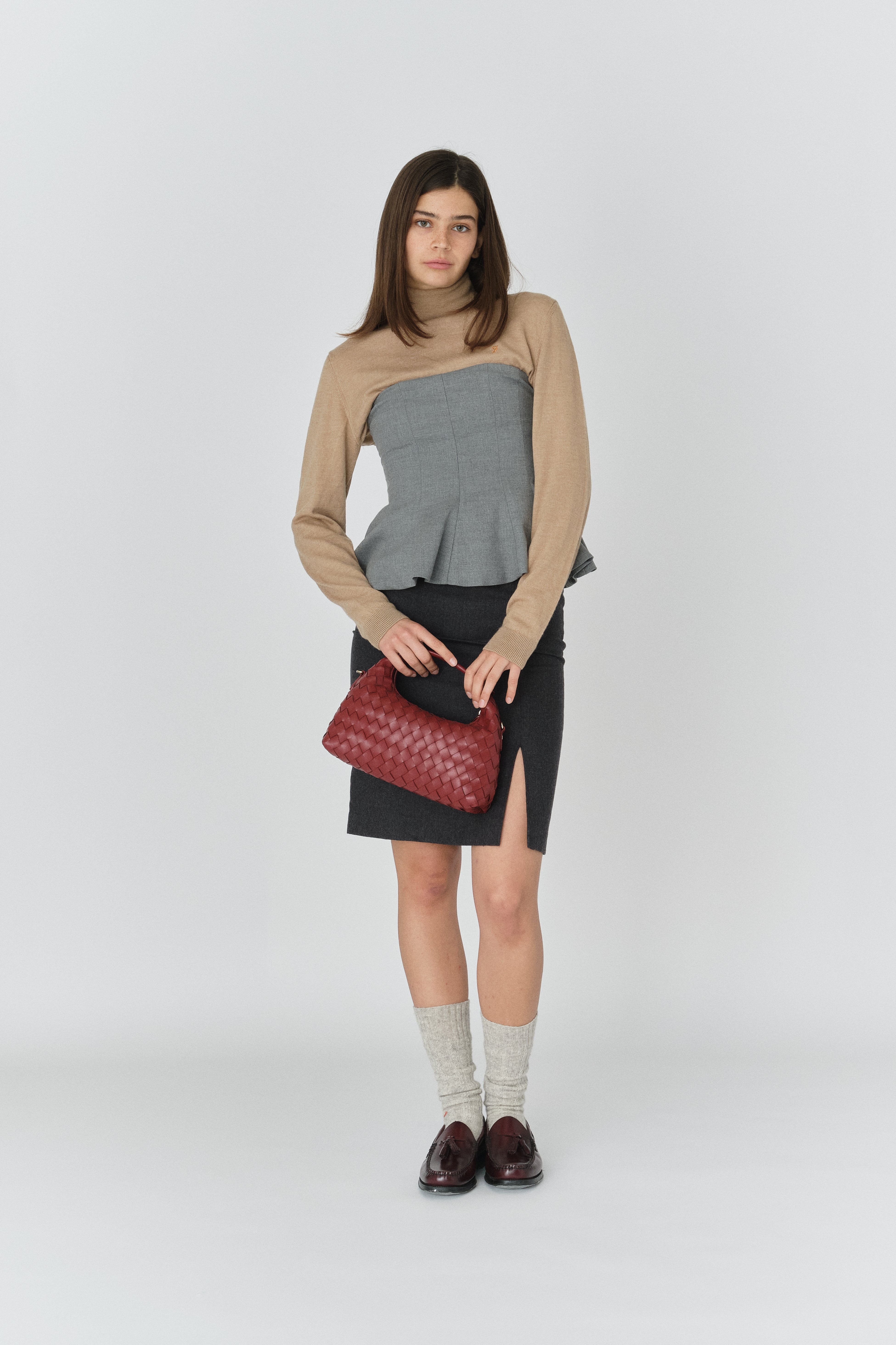 Dandy Braided Florence | maroon w. gold