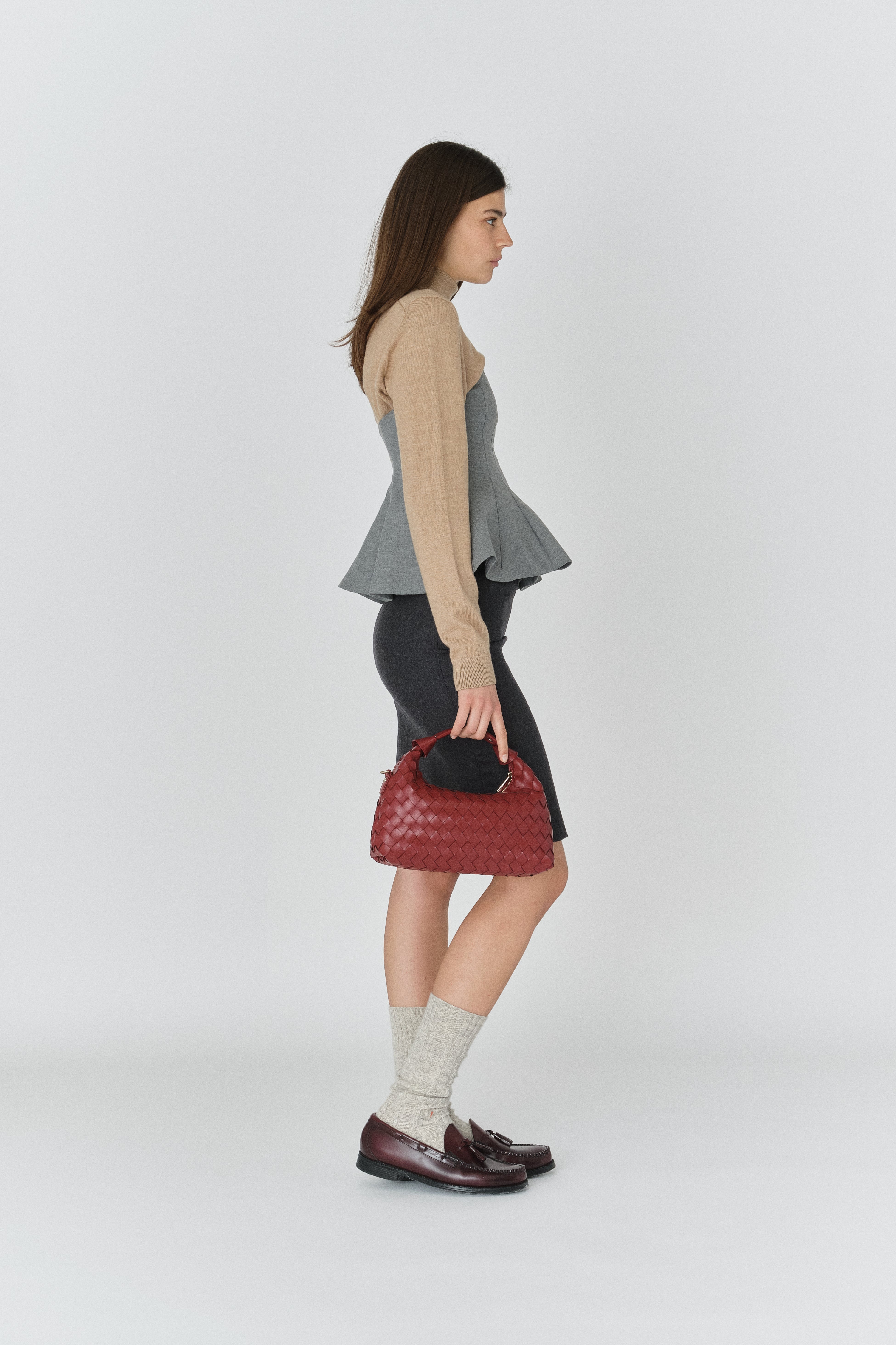 Dandy Braided Florence | maroon w. gold