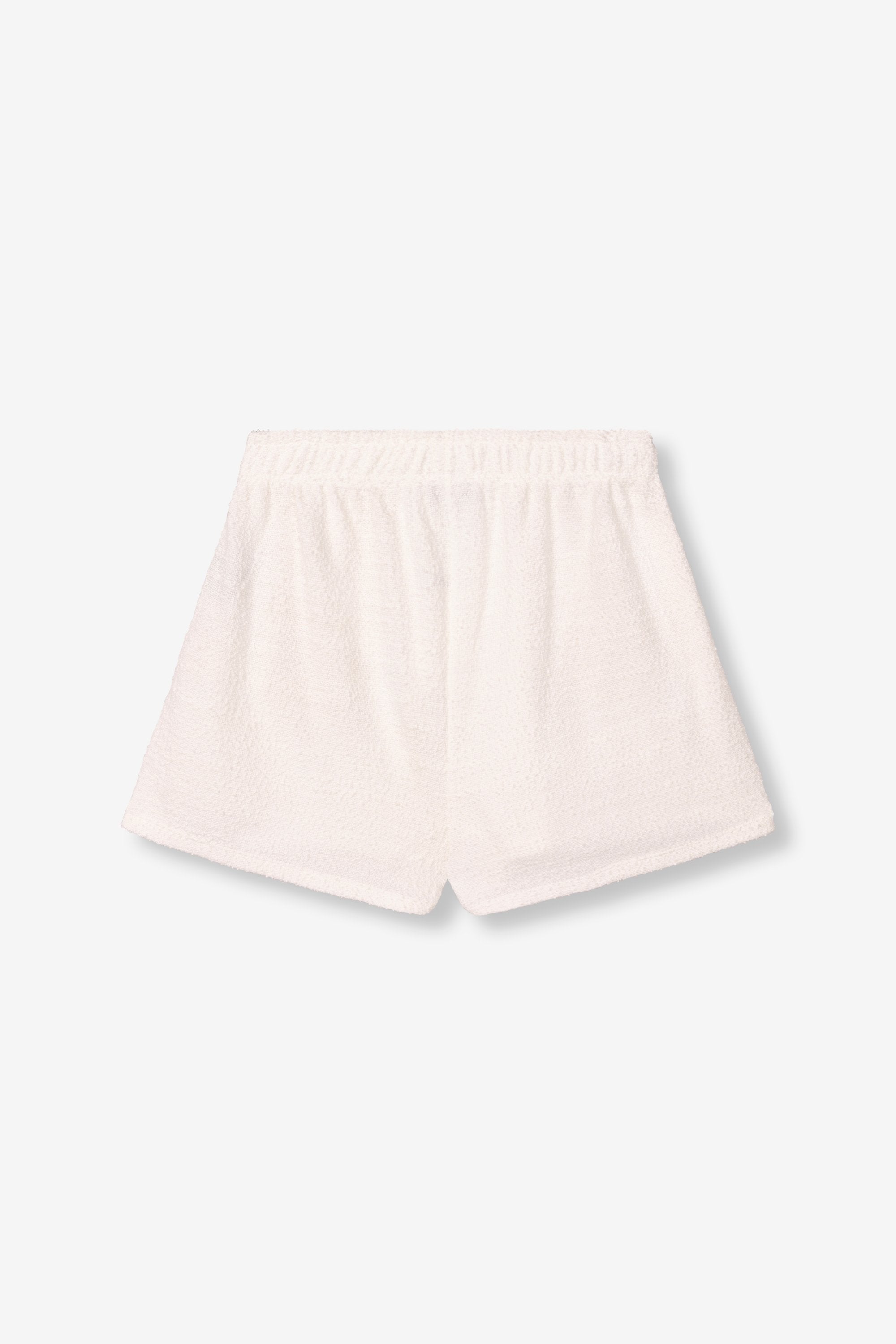 Boucle shorts | cream