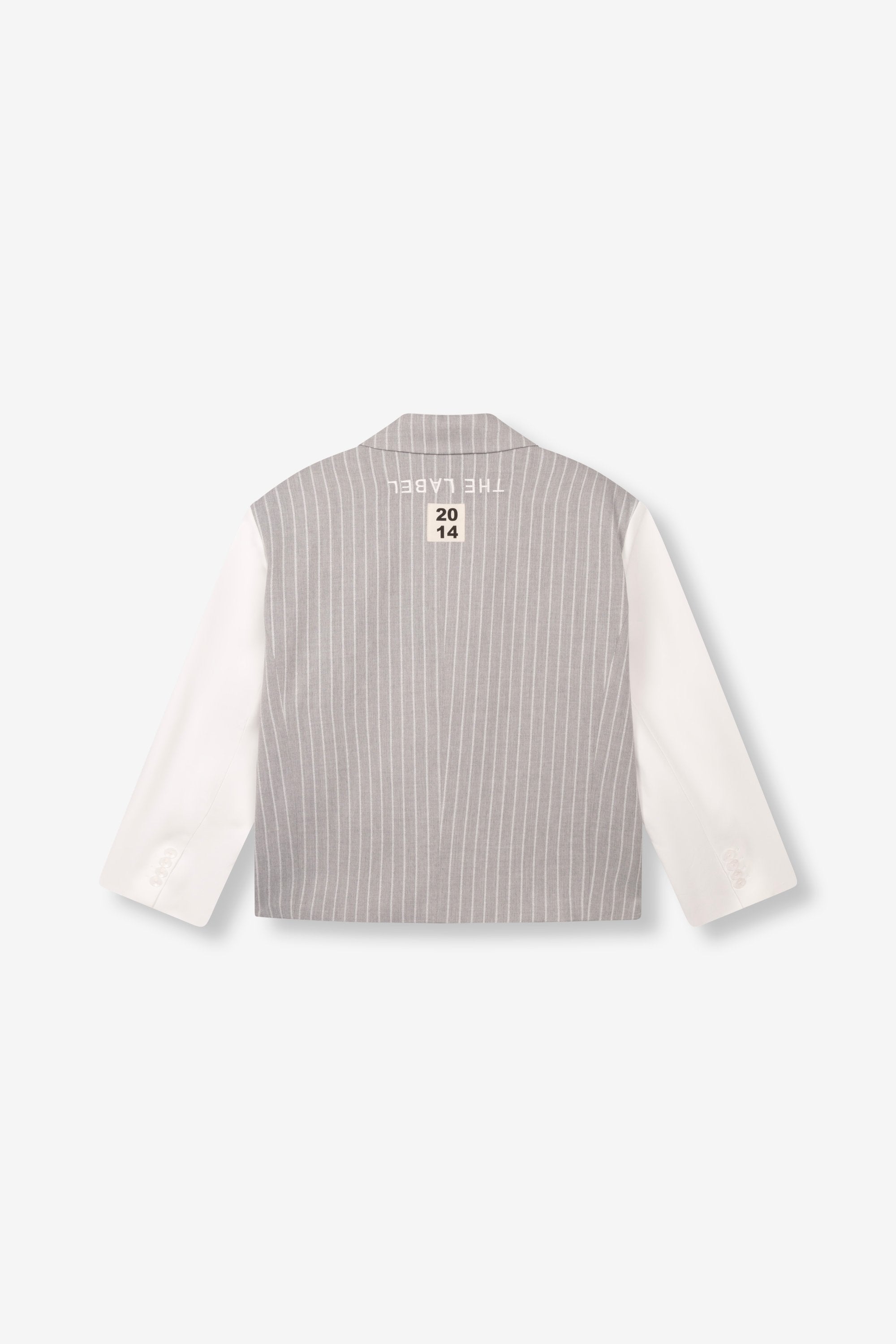 Prinstripe cropped blazer