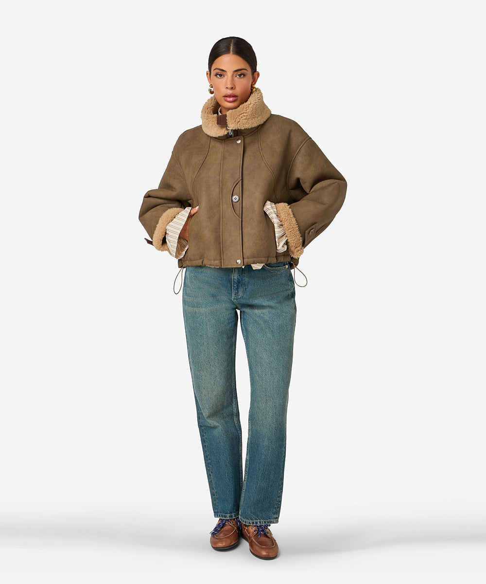 Jesmay jacket | brownish green