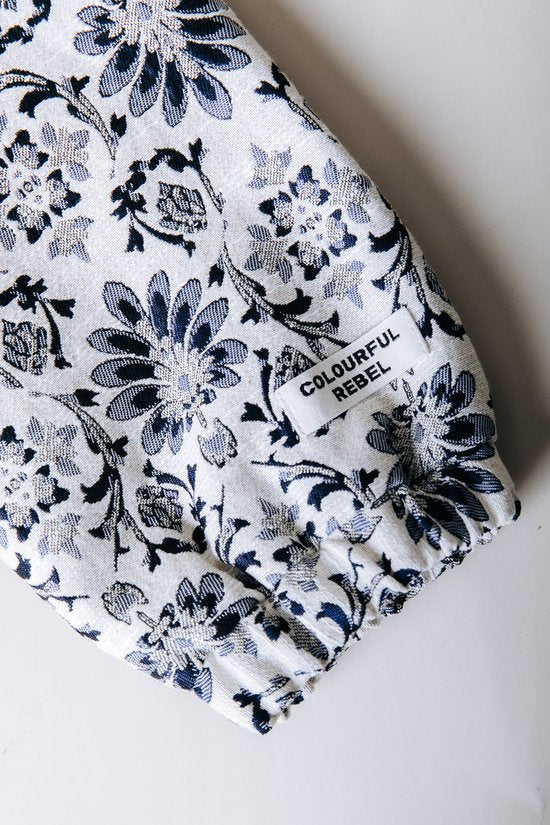 Bente flower jacquard bomber jacket