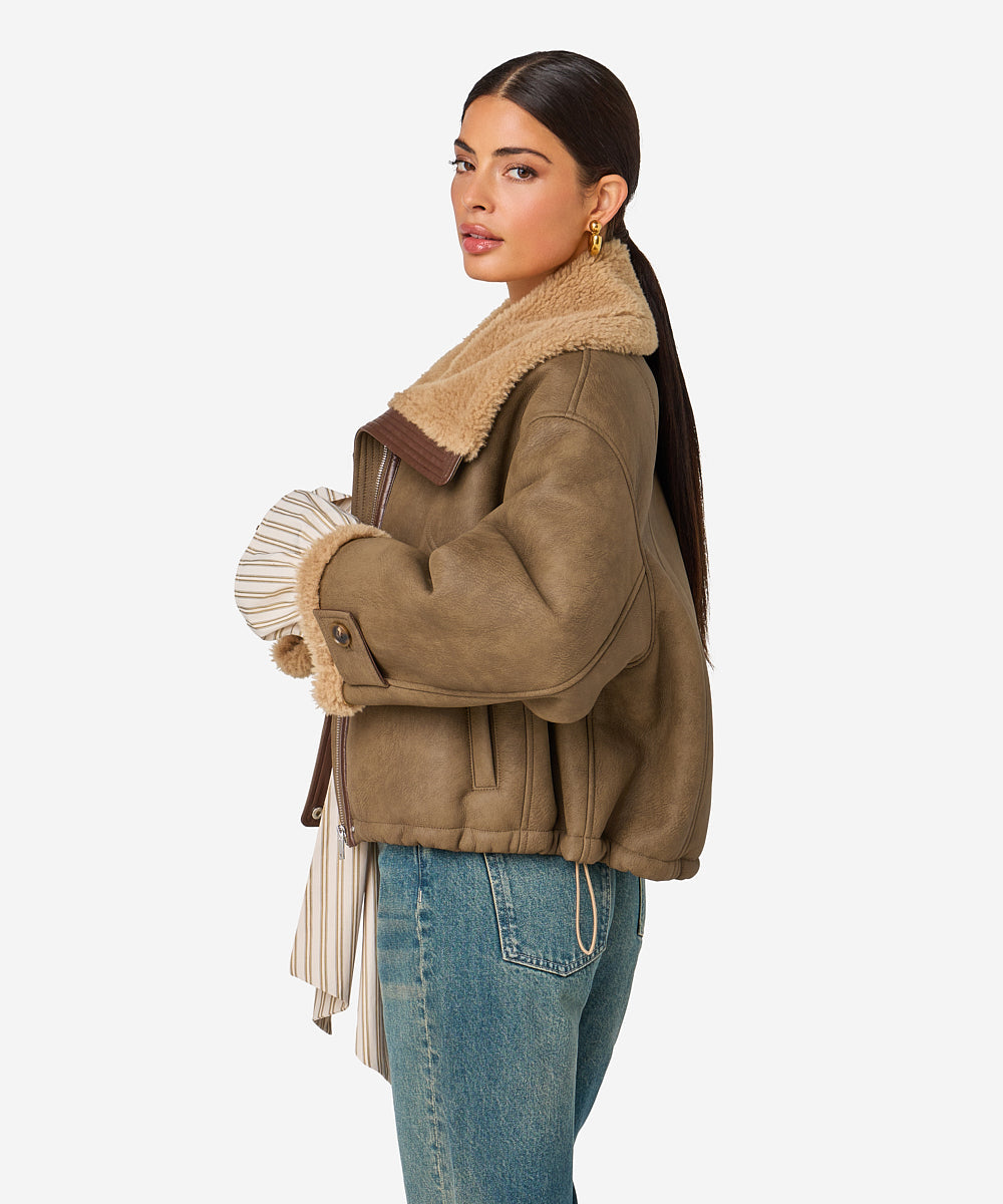 Jesmay jacket | brownish green