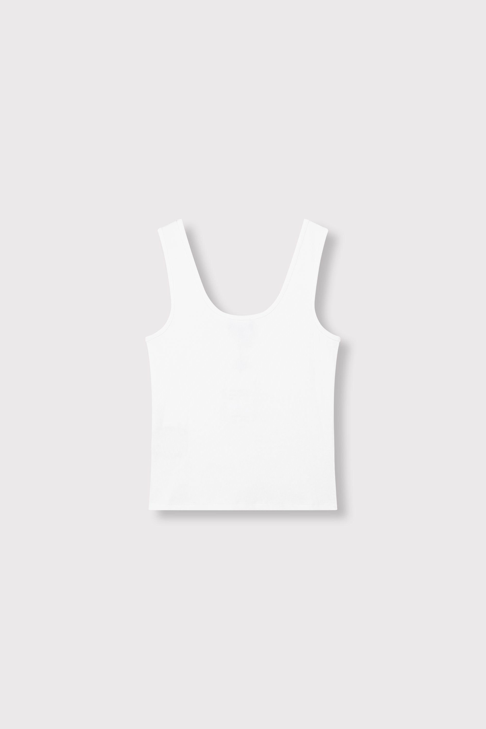 Rib tanktop bull 2.0 | Soft white