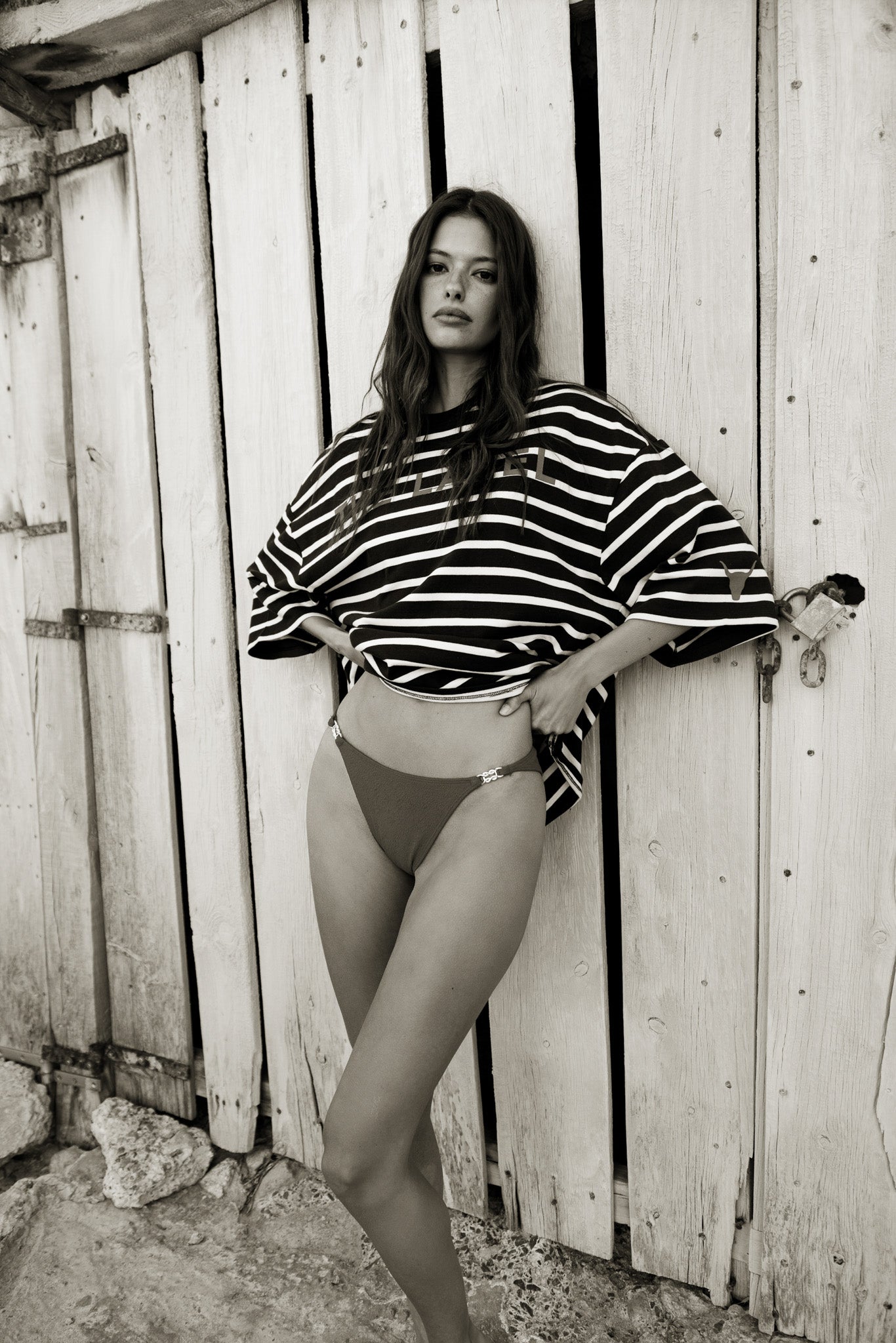 Stripe t-shirt | Navy