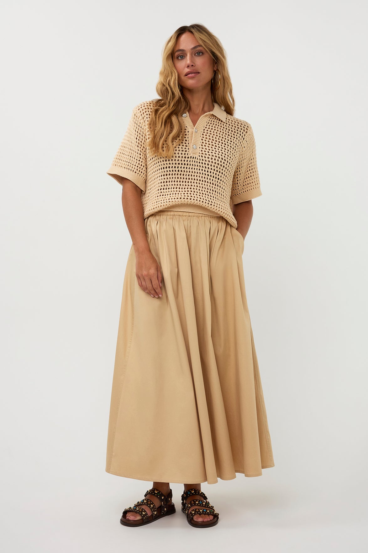 Lewis knitwear | Beige