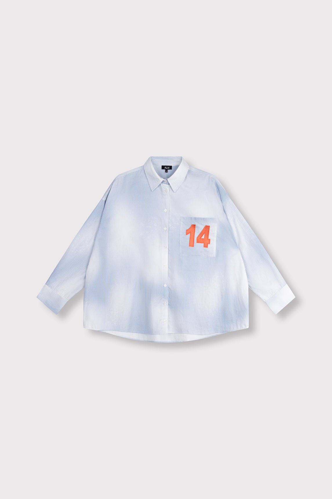 Striped blouse | Soft blue