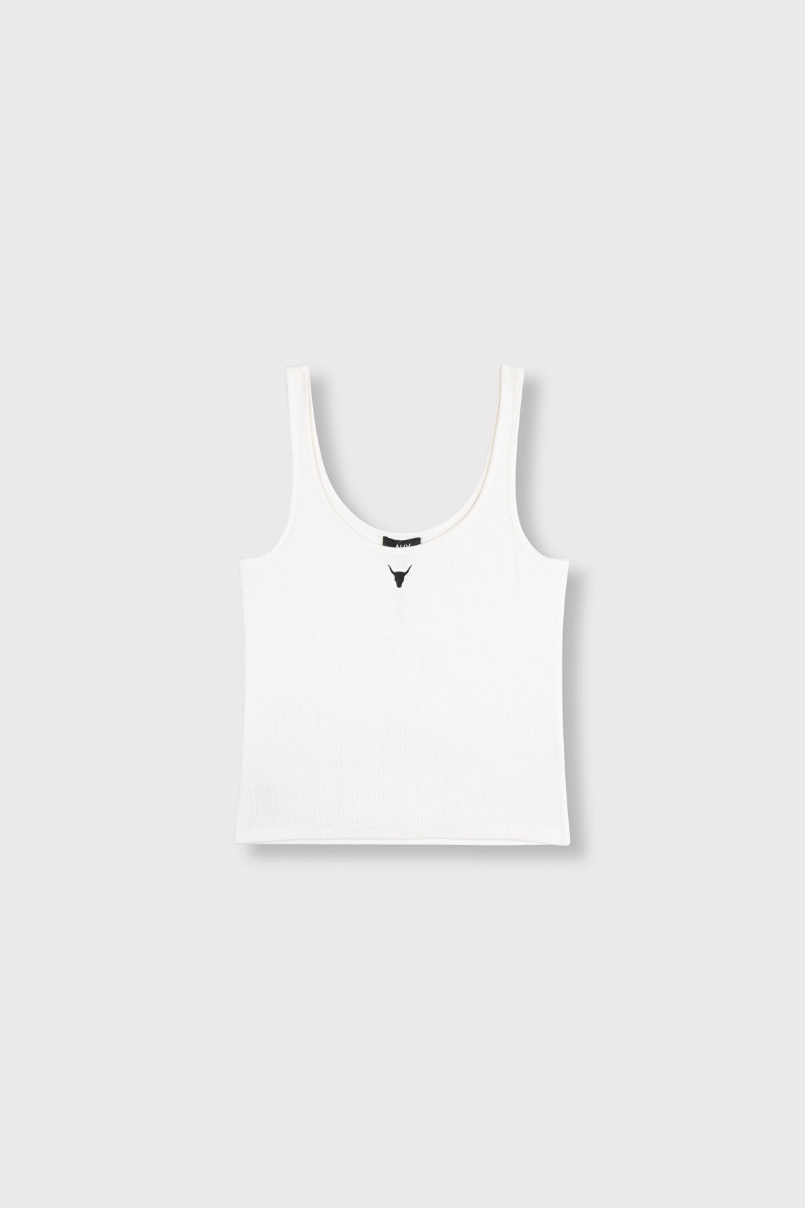 Rib tanktop | Soft white