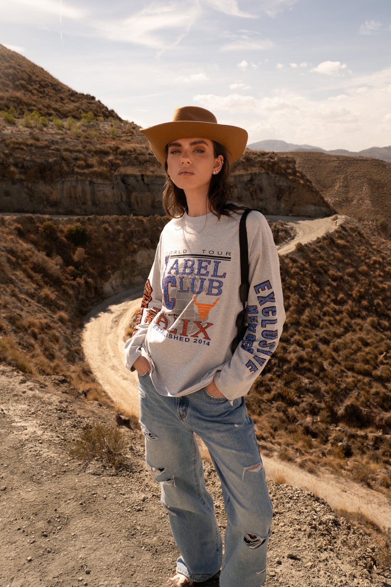 Fancy print longsleeve t-shirt