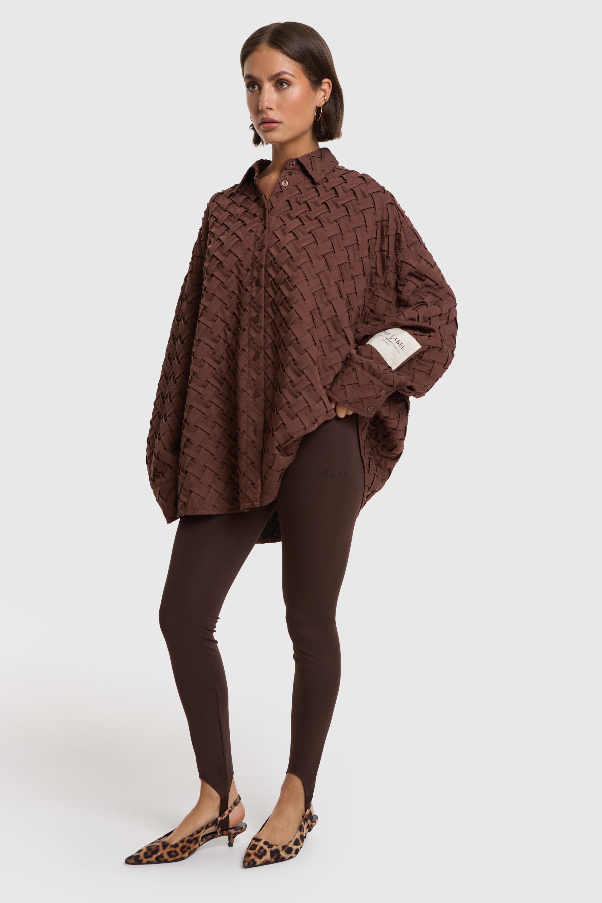 Pleated blouse