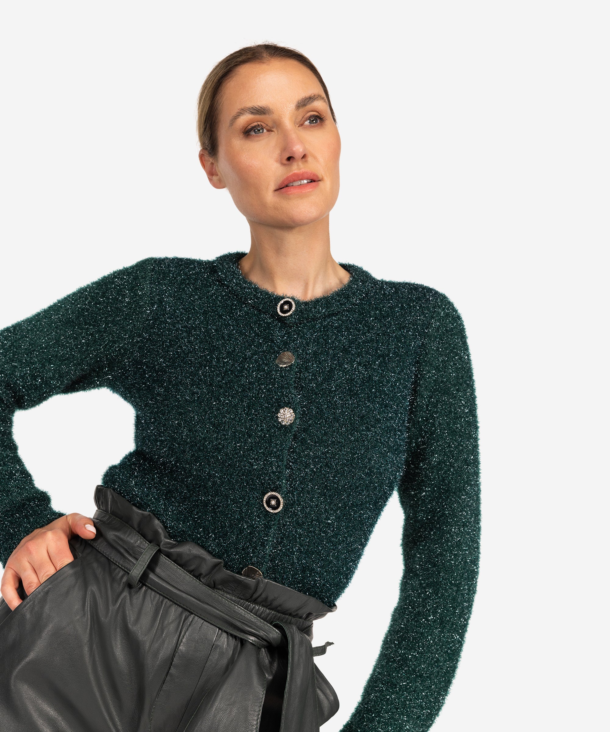 Chrissy cardigan | deep teal