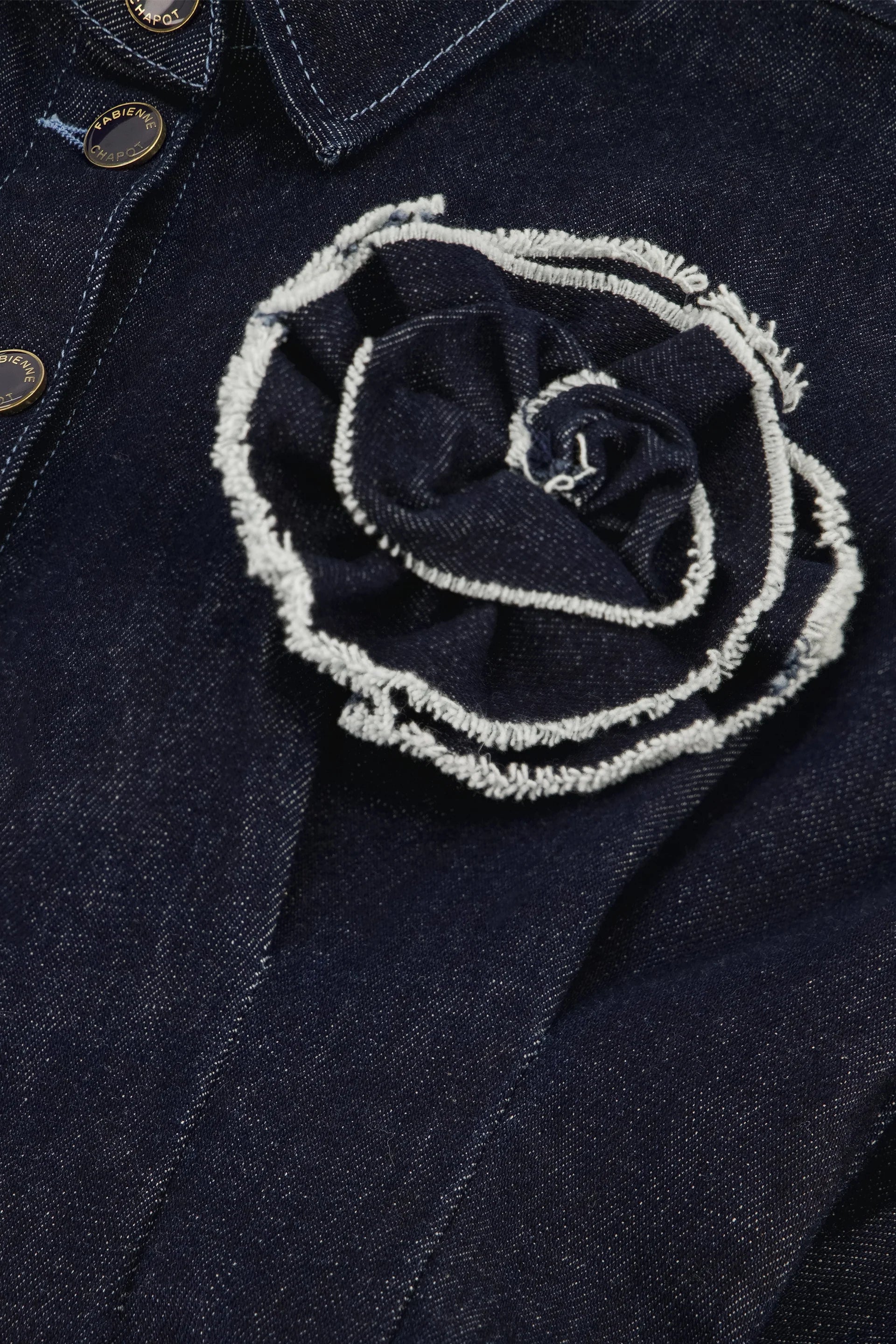 Irina denim blouse | dark indigo