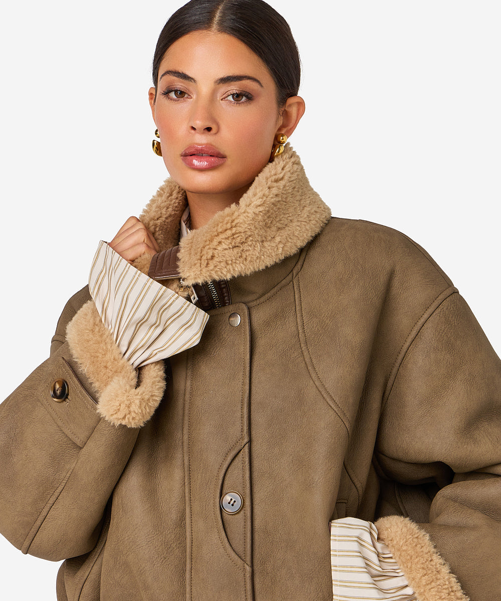 Jesmay jacket | brownish green