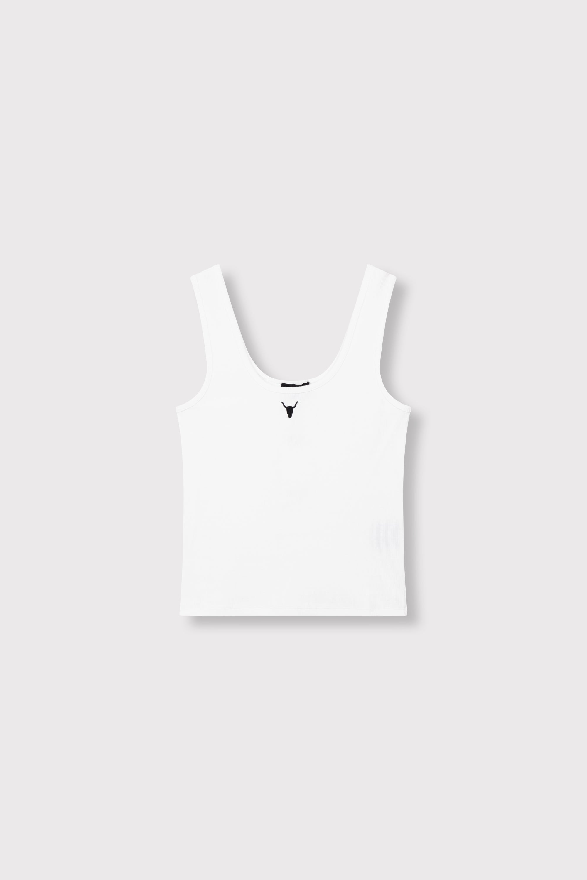 Rib tanktop bull 2.0 | Soft white