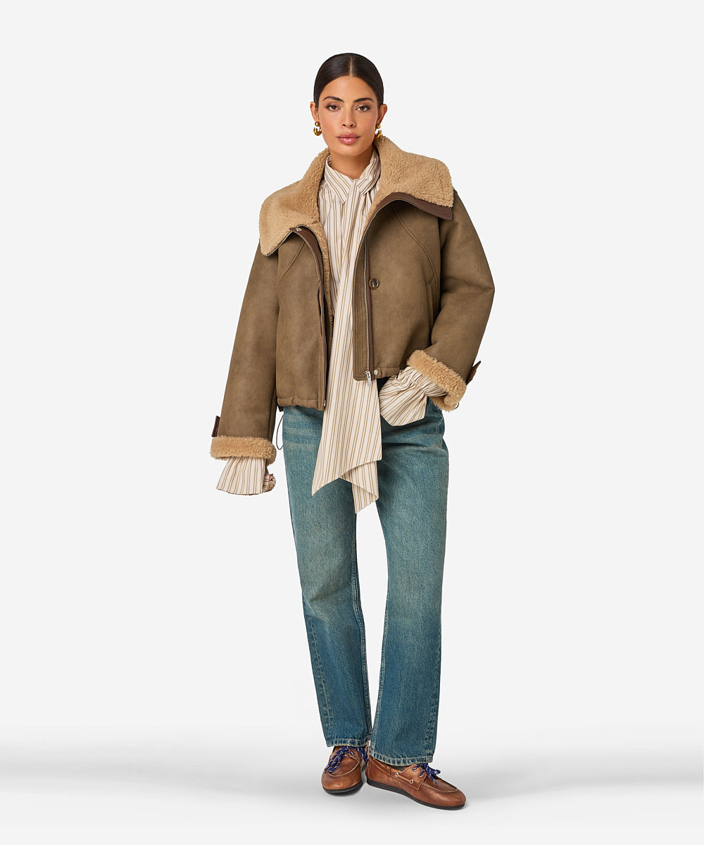 Jesmay jacket | brownish green