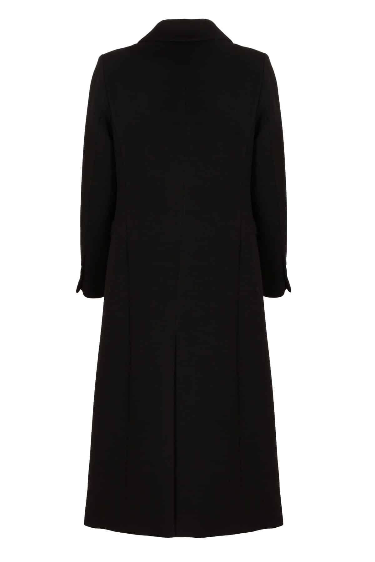 18 Wool blend coat | Black