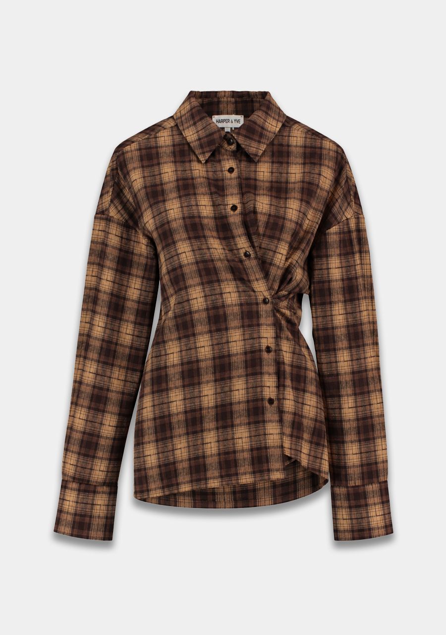 Kim blouse I Brown