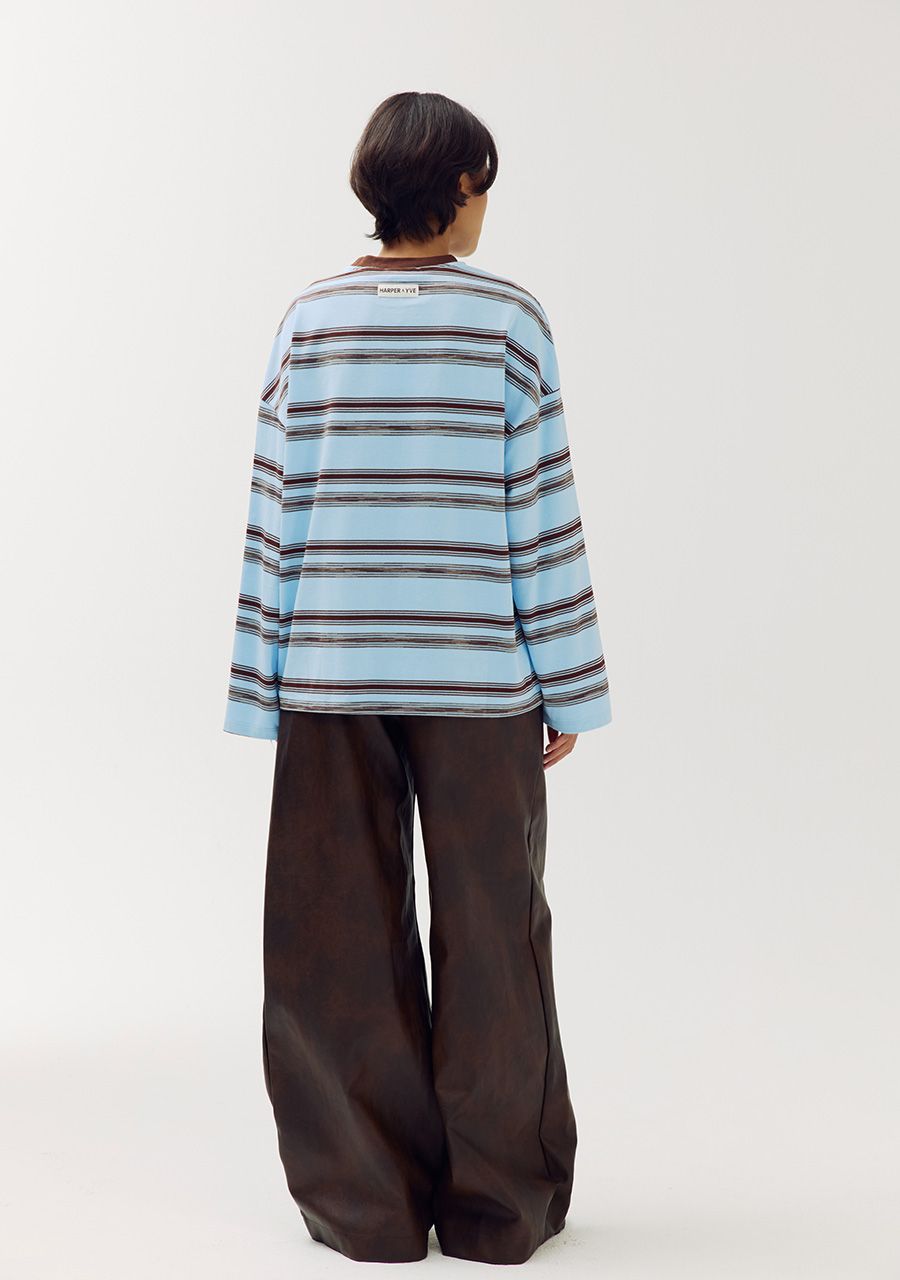 Tommy longsleeve I Blue Stripe