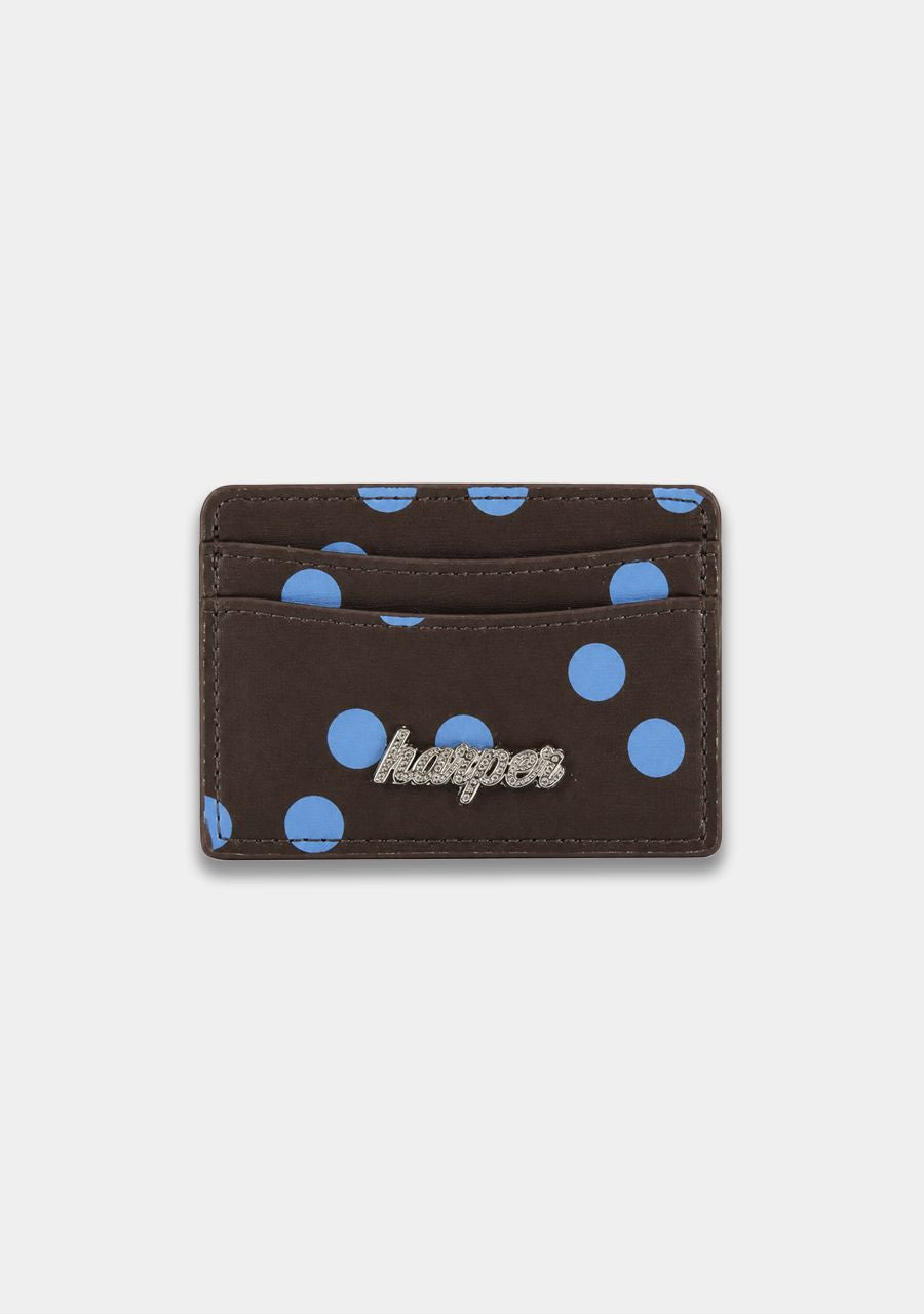 Harper & Yve Portemonnee Harper I blue polka dot