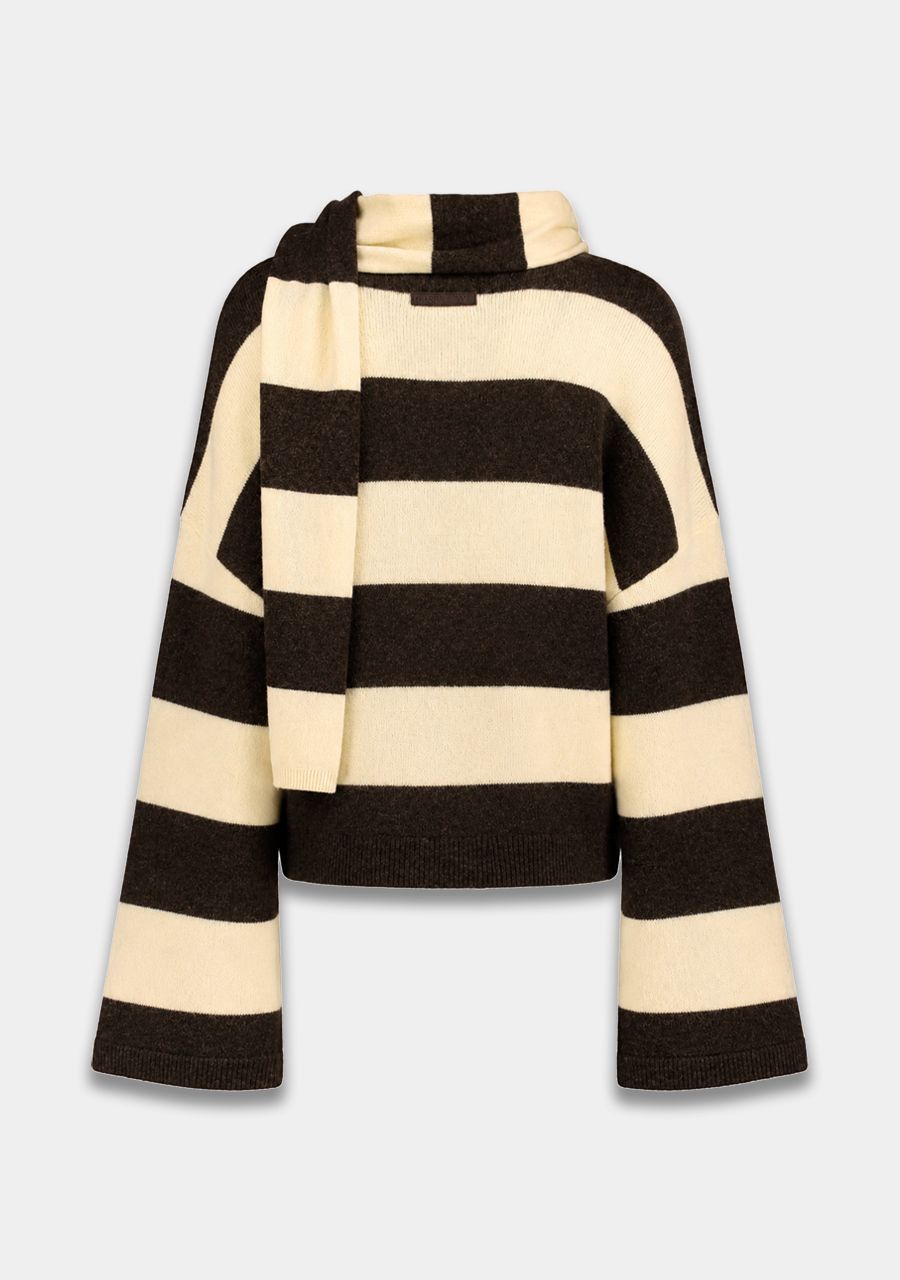 Harper & Yve Vest Indy I Hot Fudge Stripe