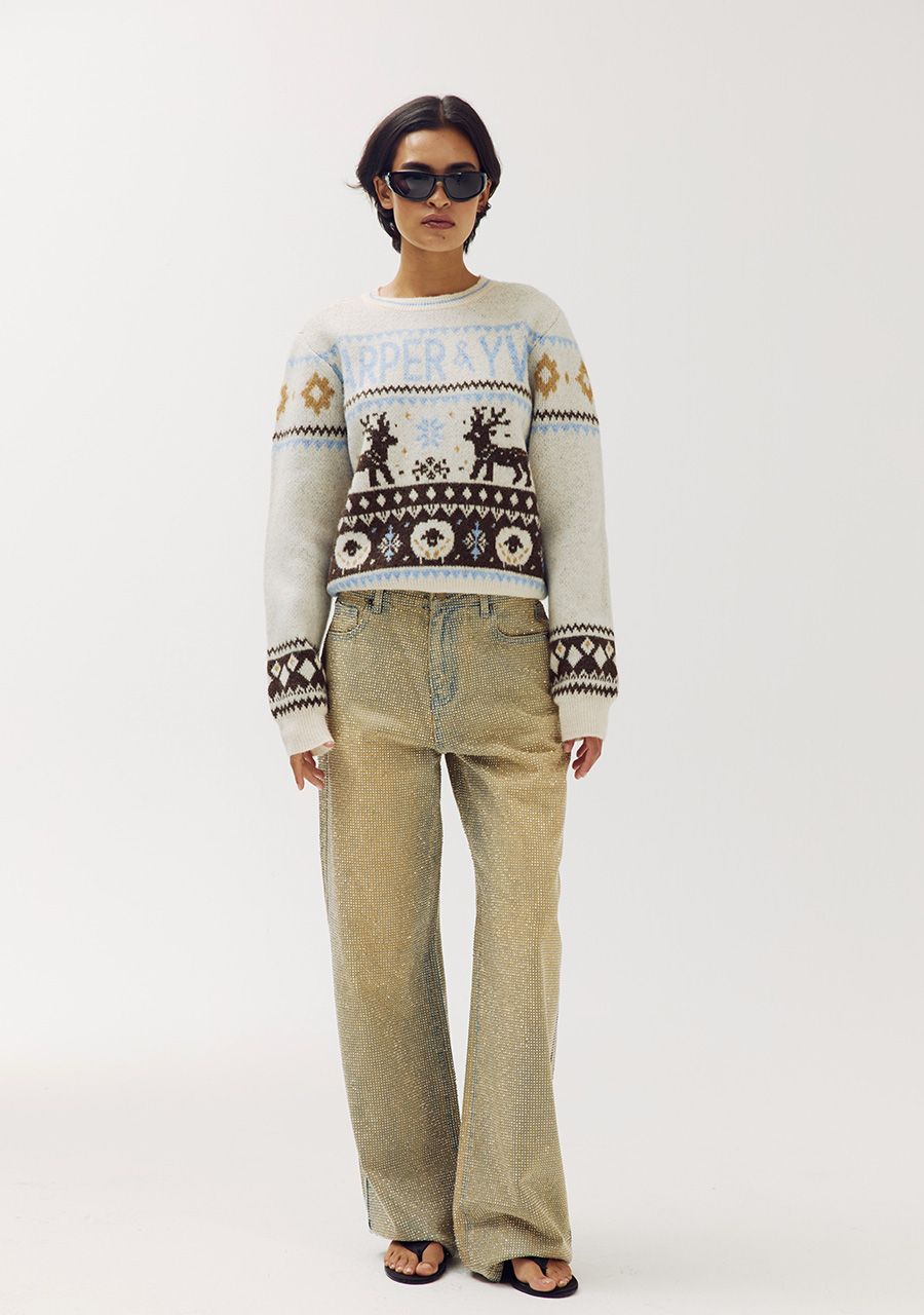 Glitter Pants I Dirty Taupe