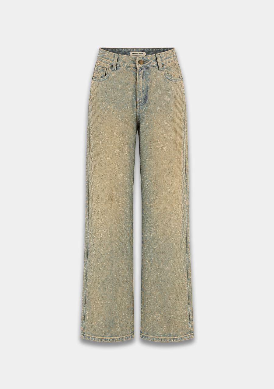 Glitter Pants I Dirty Taupe