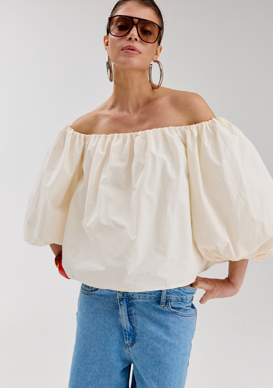Lauren top | Ecru