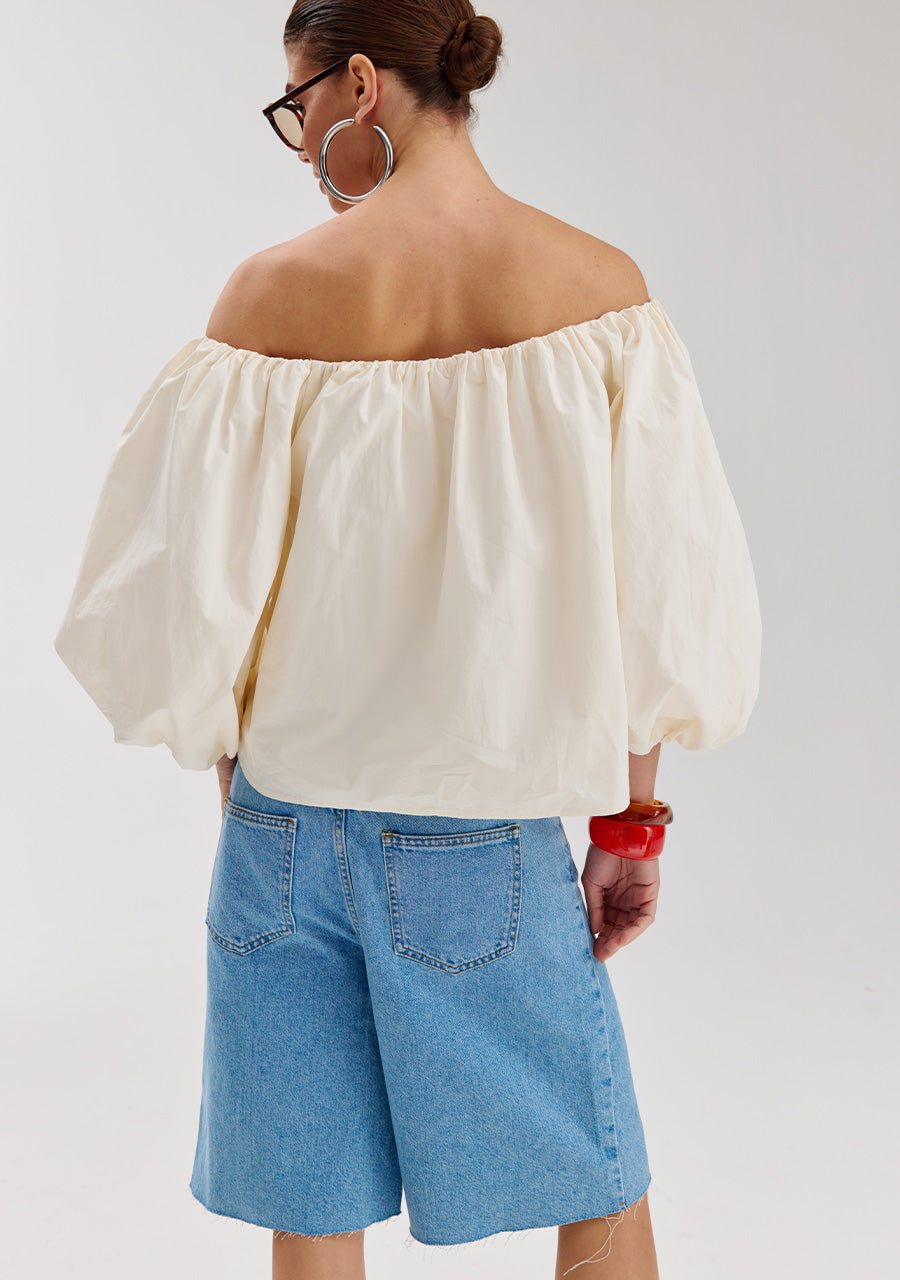Lauren top | Ecru