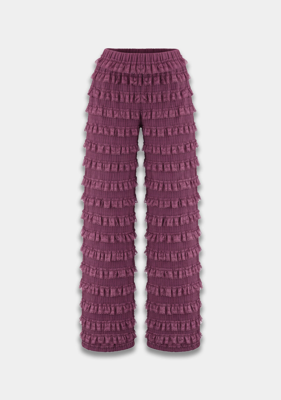Lo ruffle pants | Cassis