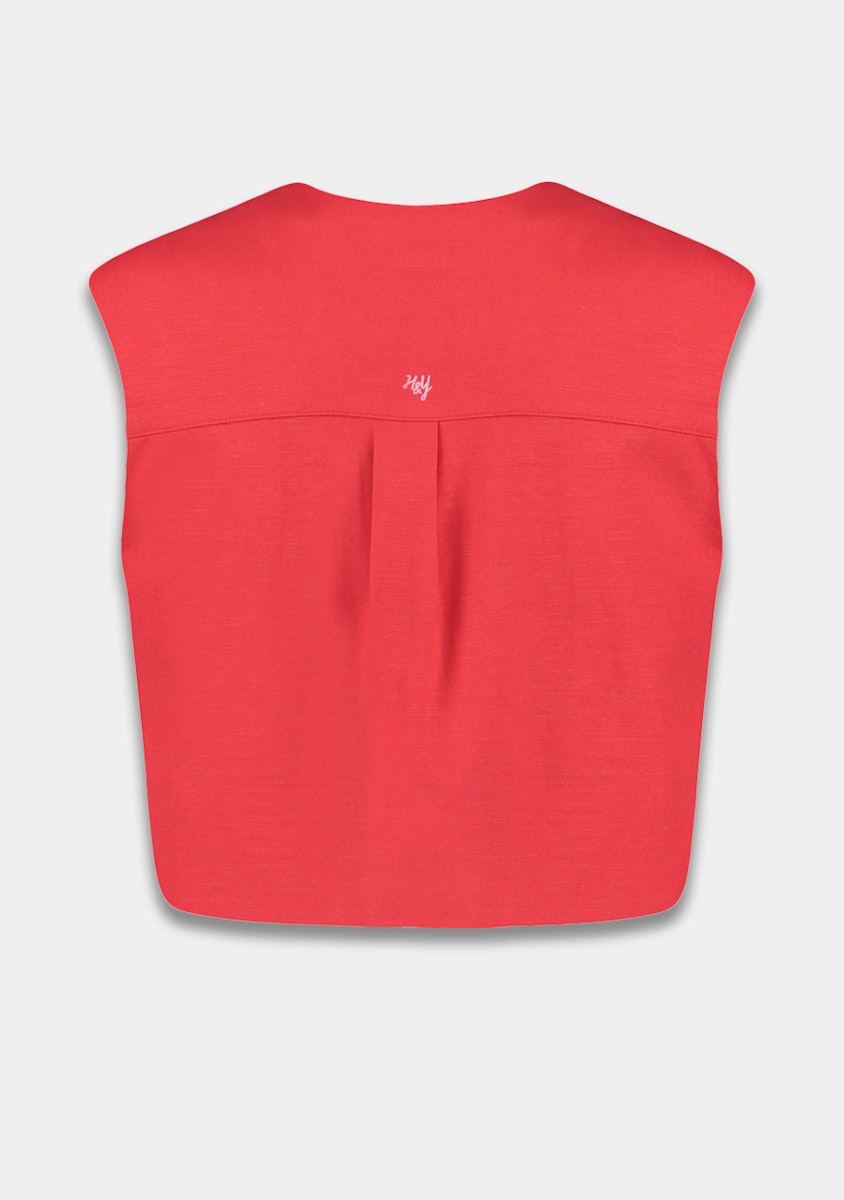 Shelby gilet | bittersweet red