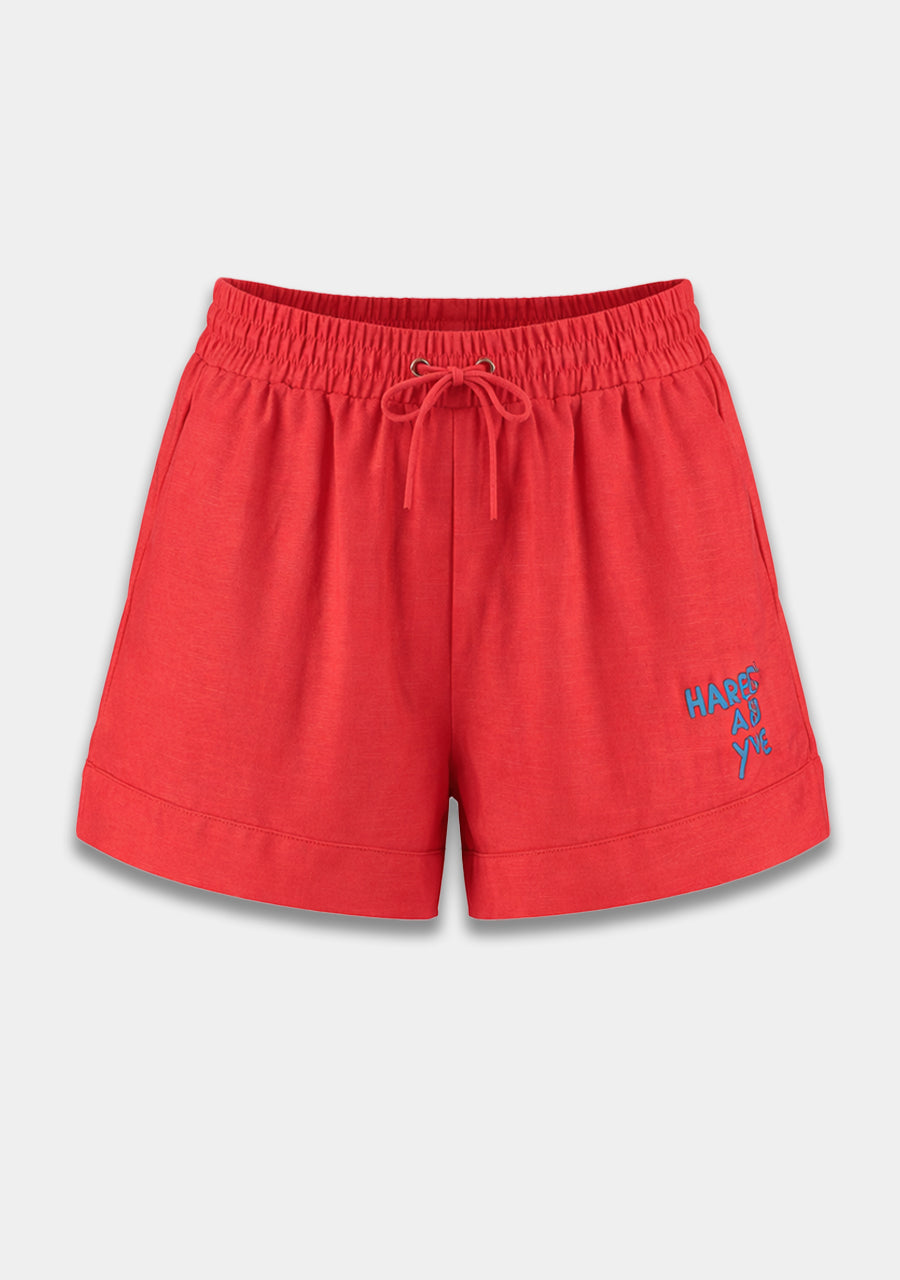 Tessa short | Poppy red