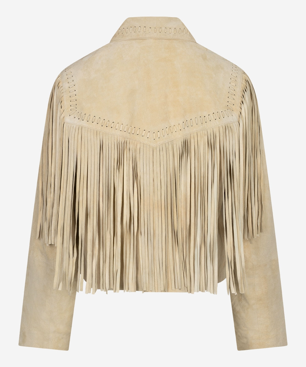Joyce suede jacket beige