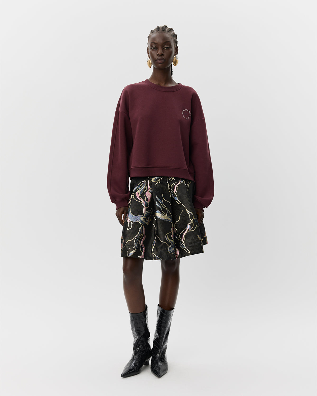 ELIN sweater | burgundy