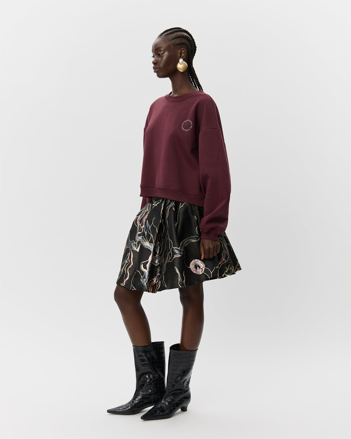 ELIN sweater | burgundy