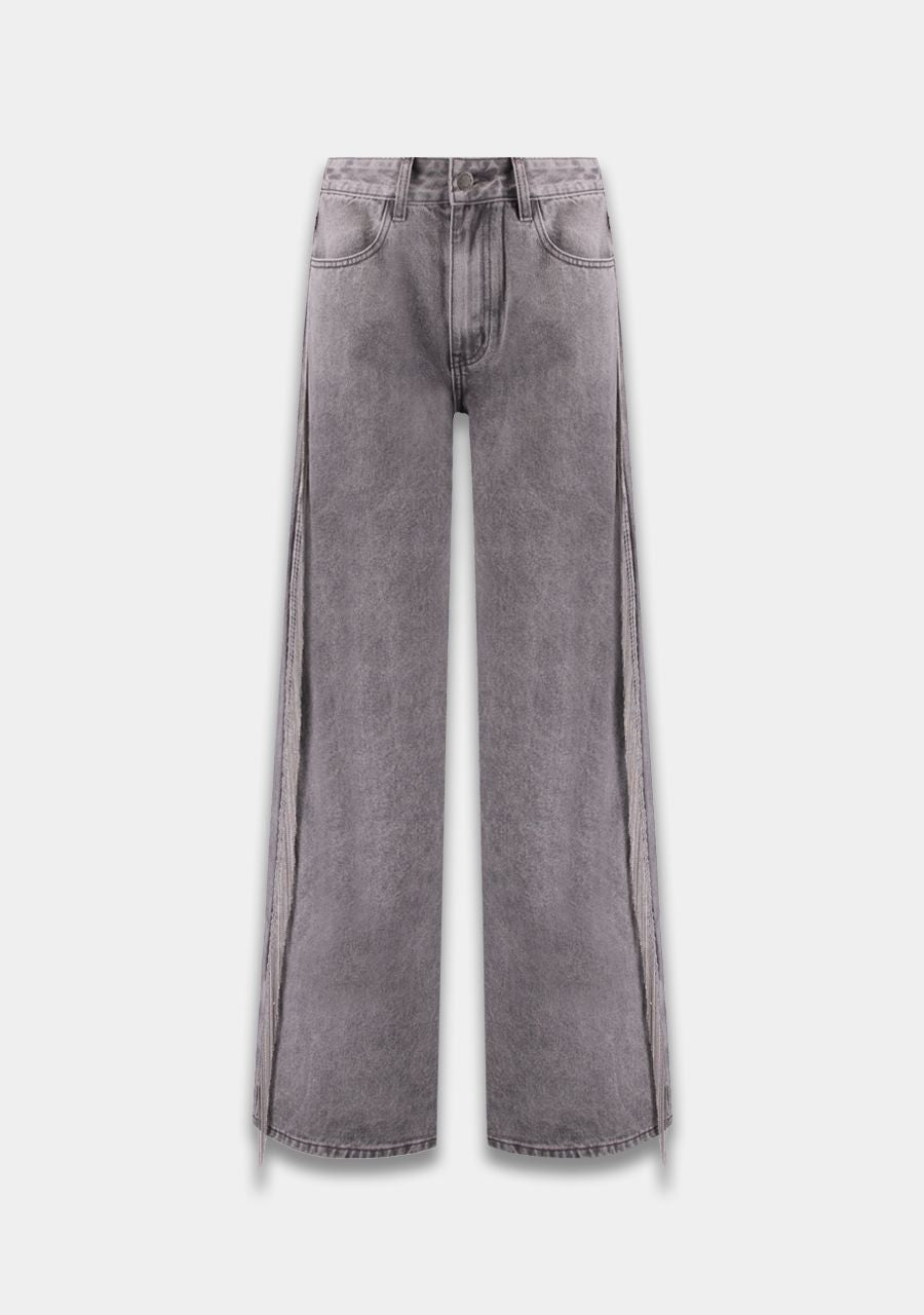 Mayro denim pants | grey