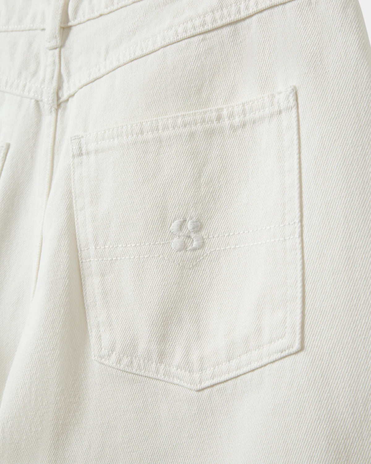 Stoke denim jorts | off white