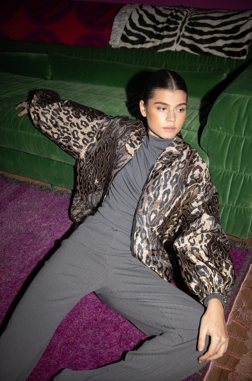 Fenna leopard bomber