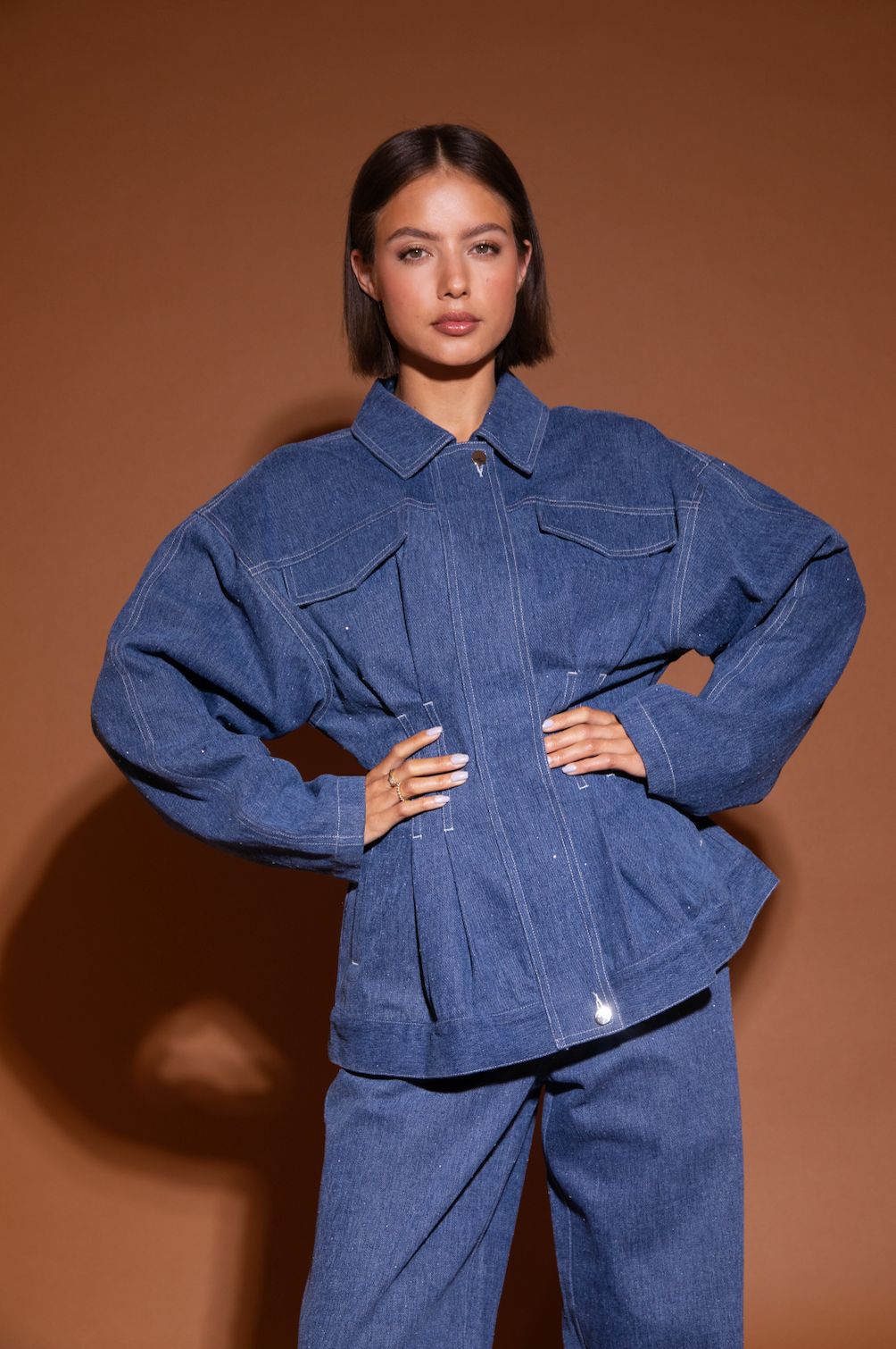 Mies pants denim blue