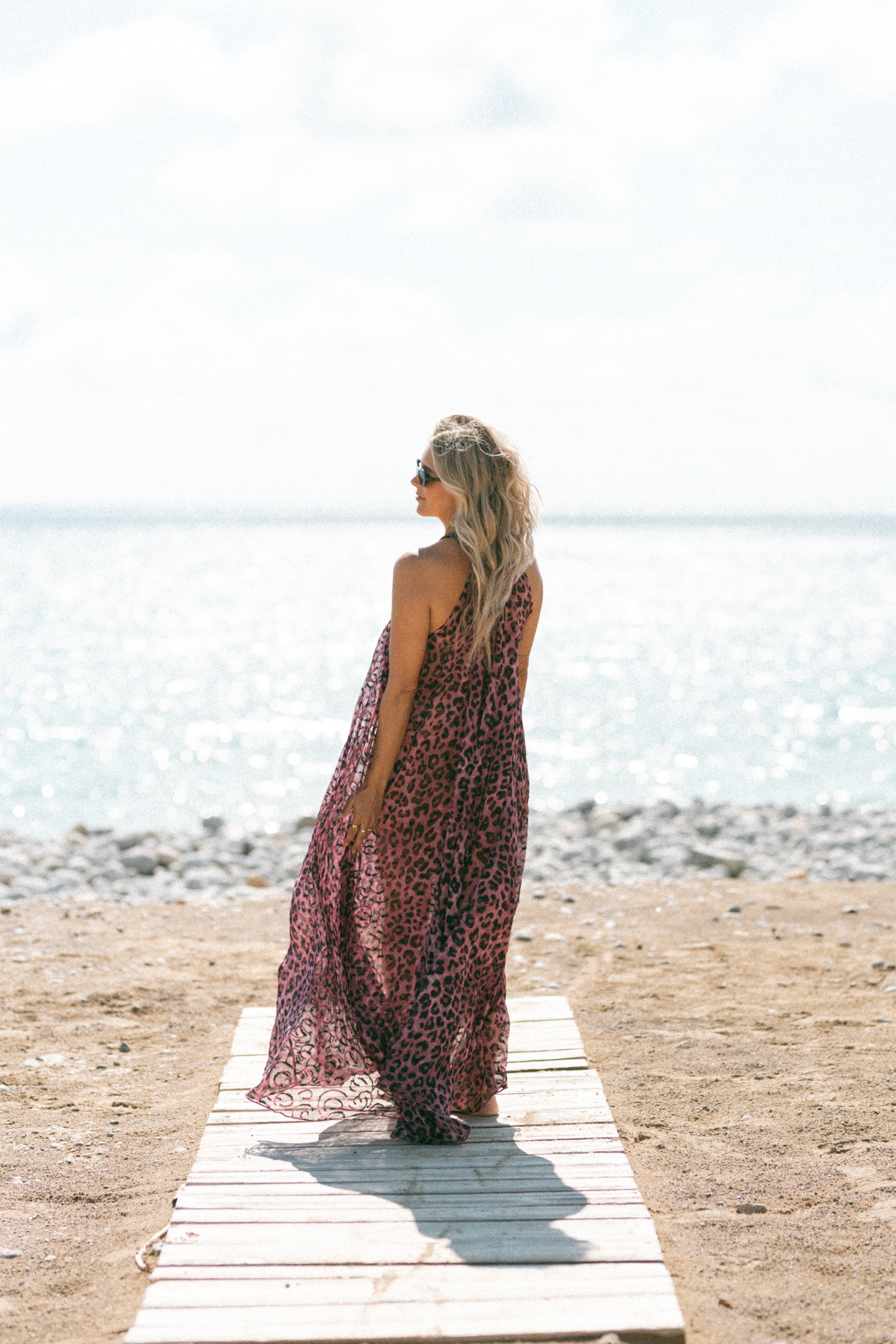 Sueno dress pink leopard