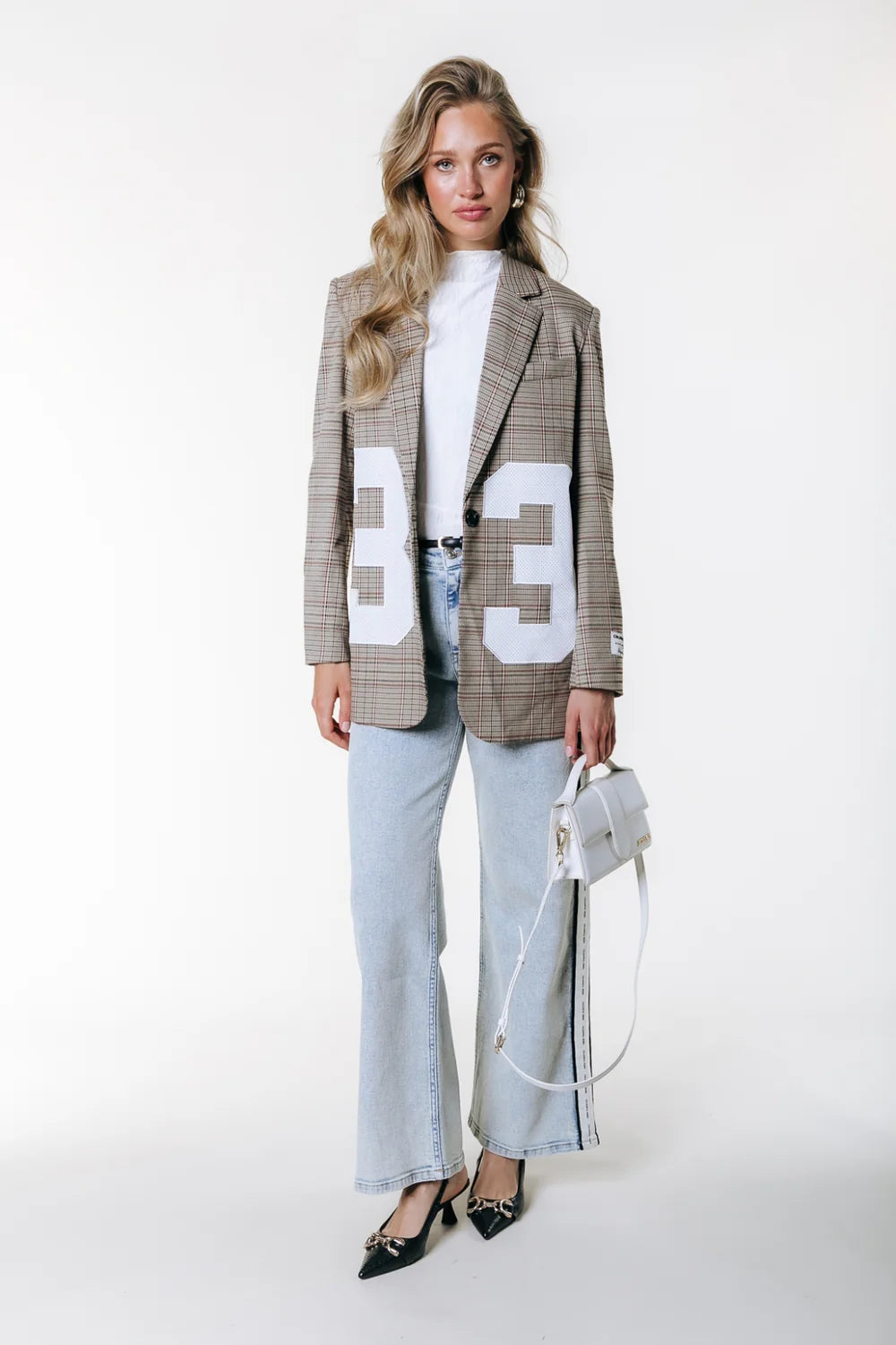 Paris check blazer pied de poule