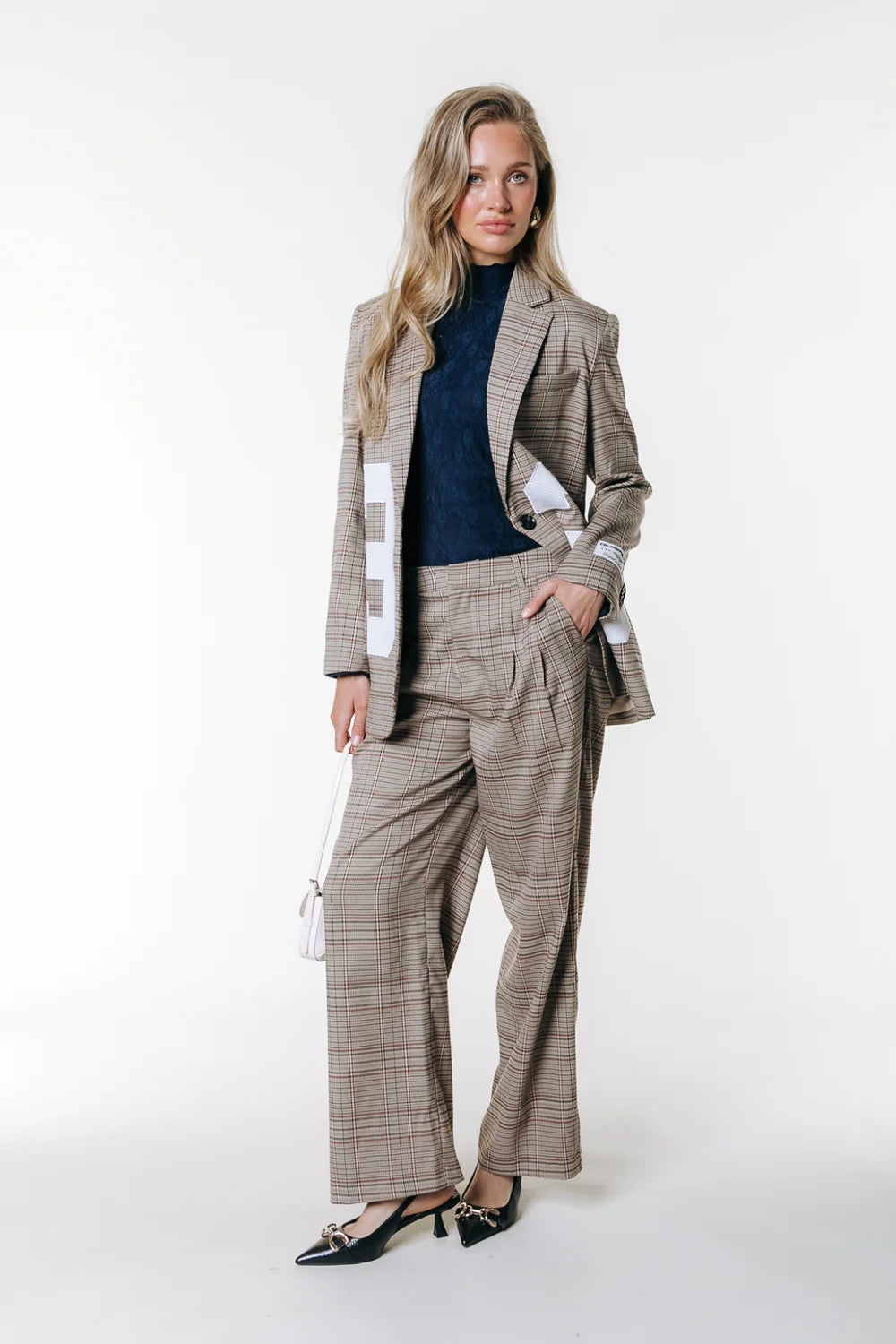 Paris check blazer pied de poule