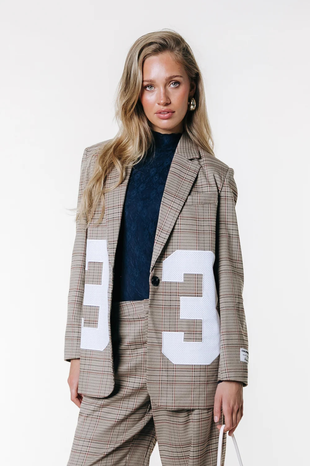 Paris check blazer pied de poule