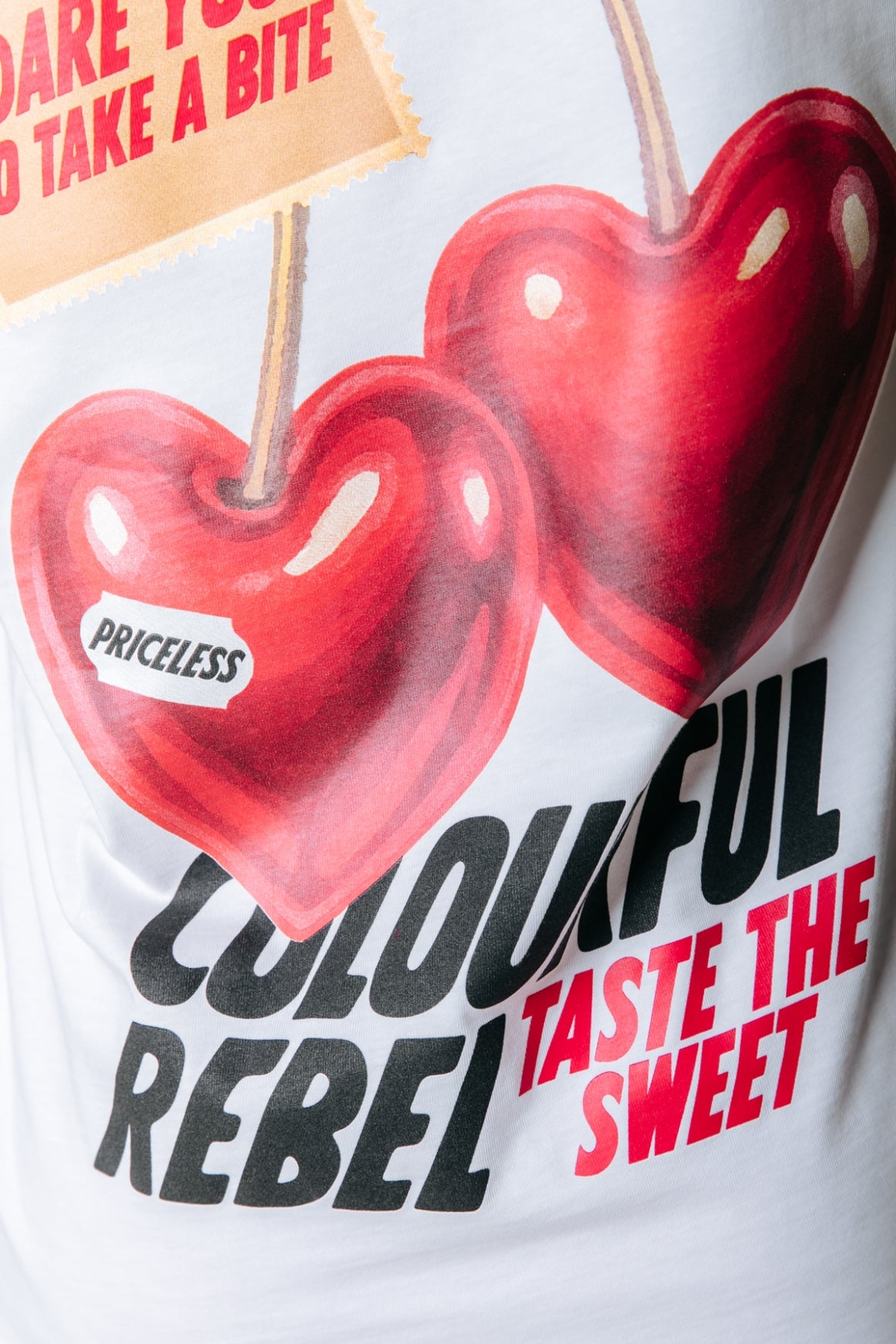 Sweet cherry tee | Standard white