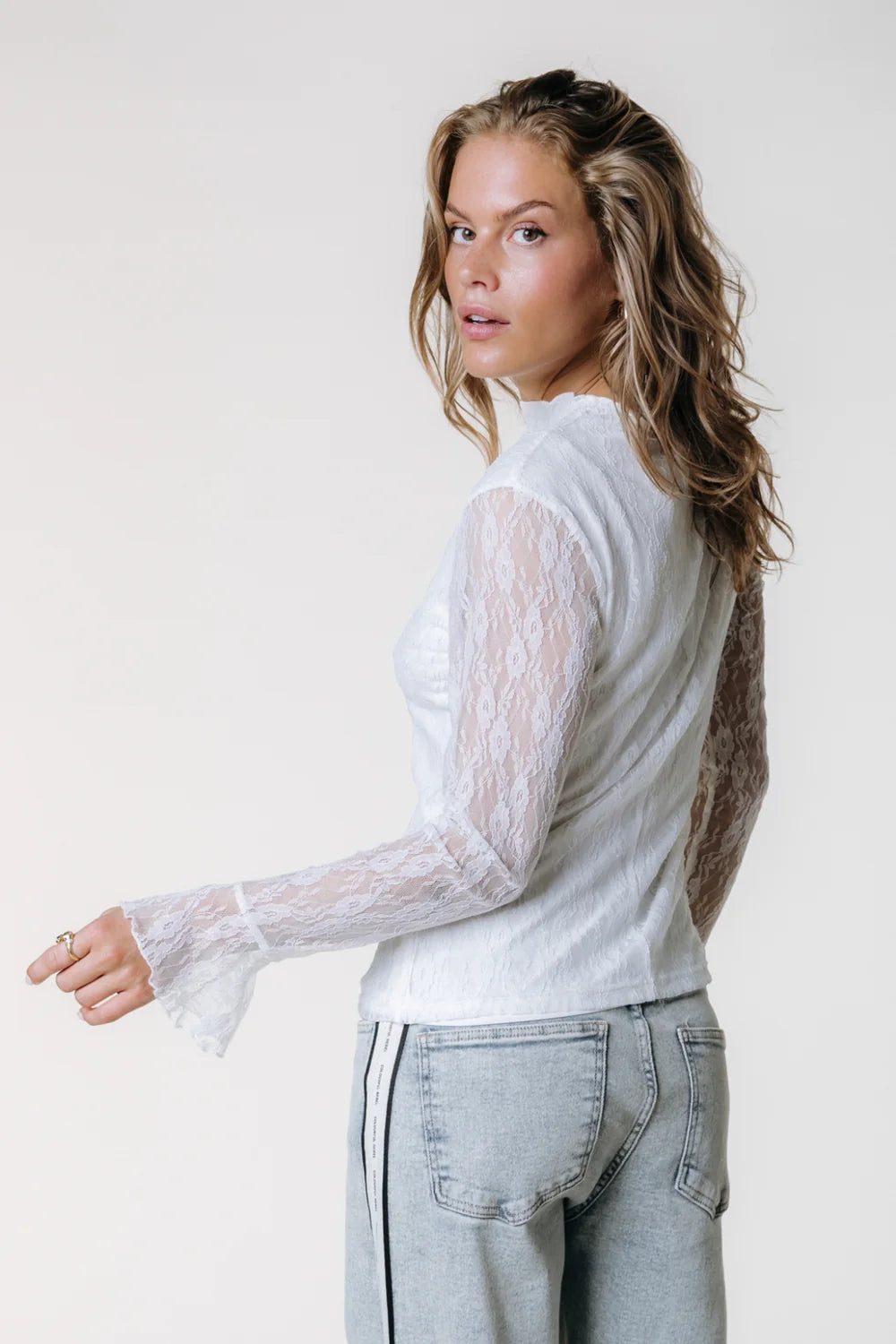 Nena lace top | wit