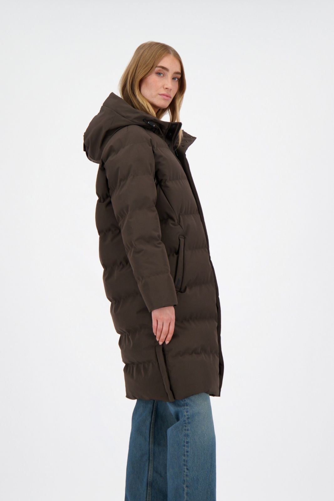 Janet parka | dark coffee